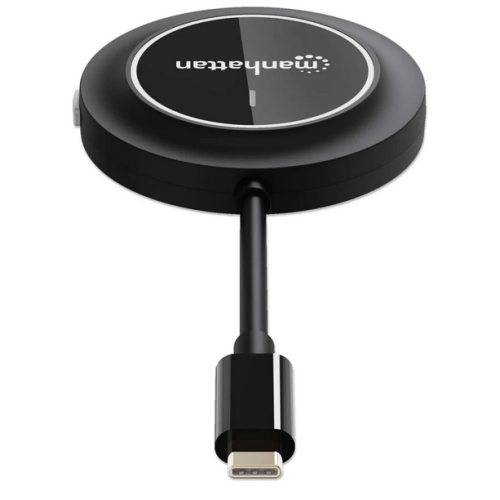 Adaptor Wireless Manhattan 208437, USB-C, Black