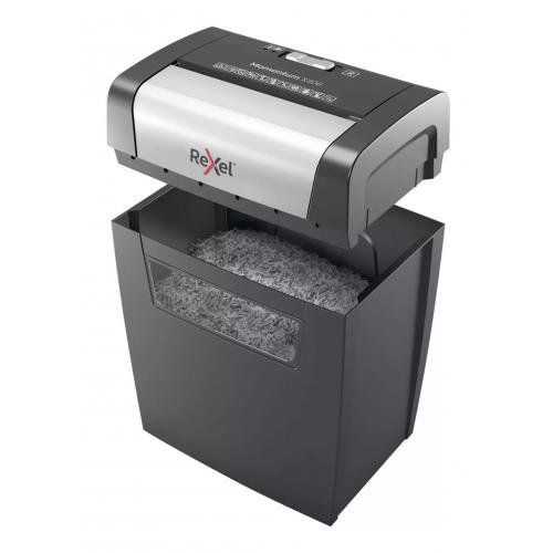 Distrugator manual de documente Rexel MOMENTUM X406, Black-Grey