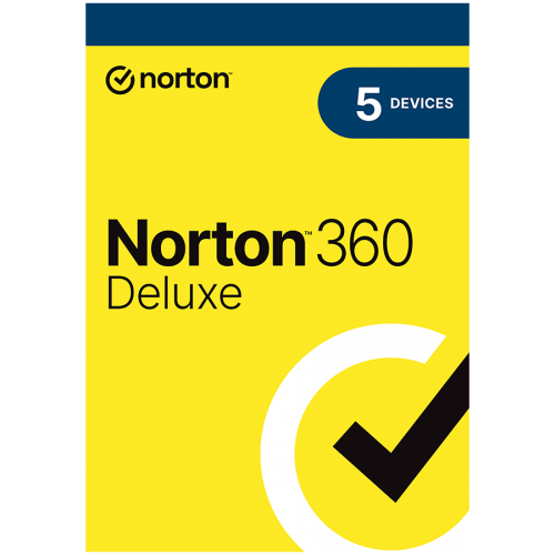 Norton 360 Deluxe 5D, 5 Devices/1Year, Base Electronic