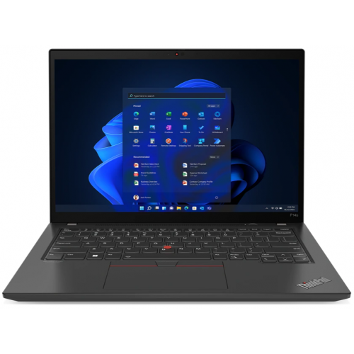 Laptop Lenovo ThinkPad P14s Gen 3, Intel Core i7-1260P, 14inch, RAM 16GB, SSD 512GB, nVidia Quadro T550, Windows 11, Black