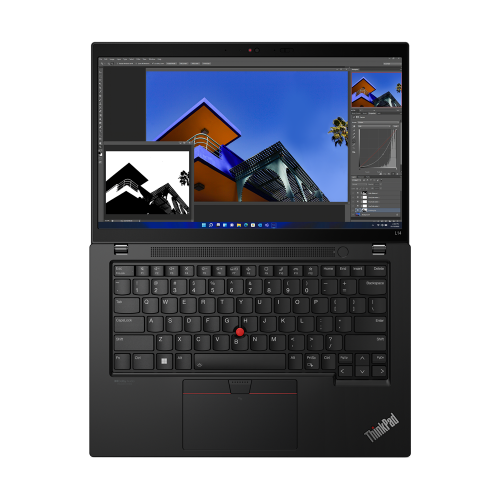 Laptop Lenovo ThinkPad L14 Gen 3, Intel Core i7-1255U, 14inch, RAM 16GB, SSD 512GB, Intel Iris Xe Graphics, Windows 11 Pro, Thunder Black