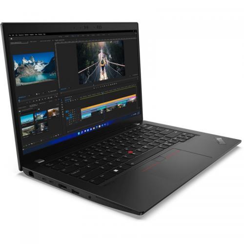 Laptop Lenovo ThinkPad L14 Gen 3, AMD Ryzen 7 PRO 5875U, 14inch, RAM 16GB, SSD 512GB, AMD Radeon Graphics, Windows 11, Thunder Black