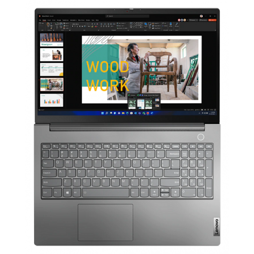 Laptop Lenovo ThinkBook 15 G4 IAP, Intel Core i5-1235U, 15.6inch, RAM 8GB, SSD 256GB, Intel Iris Xe Graphics, No OS, Mineral Grey