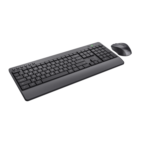 Kit Wireless Trust Trezo - Tastatura, USB, Black + Mouse Optic, USB, Black