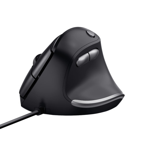 Mouse Optic Trust Bayo Ergonomic ECO, USB, Black