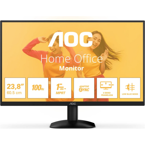 Monitor LED AOC 24B35HM2, 23.8 inch, 1920 x 1080 pixeli, 1 ms, Black