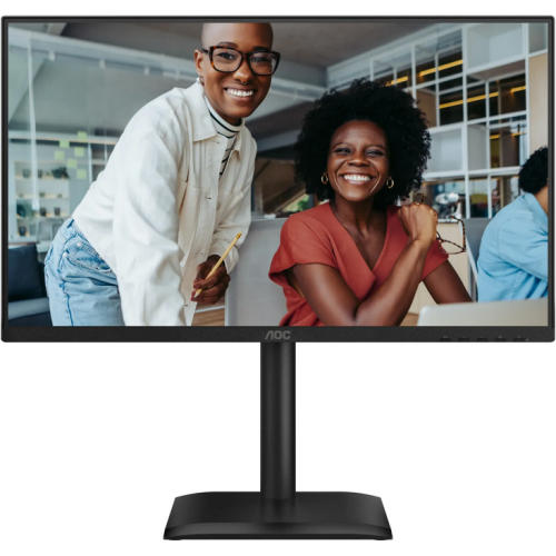 Monitor LED AOC 24E4U, 23.8 inch, 1920 x 1080 pixeli, 4 ms GTG, Black