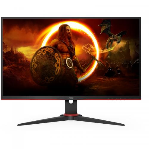 MONITOR AOC 24G2SPAE/BK 23.8 inch, Panel Type: IPS, Backlight: WLED ,Resolution: 1920x1080, Aspect Ratio: 16:9, Refresh Rate:165Hz, Responsetime GtG: 4 ms, Brightness: 300 cd/m², Contrast (static): 1100:1,Contrast (dynamic): 80M:1, Viewing angle: 178/178,