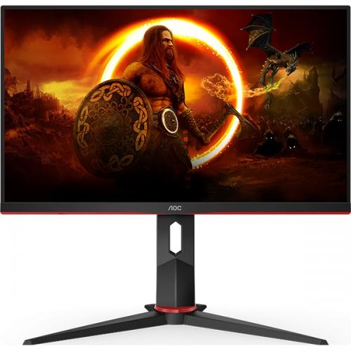 MONITOR AOC 24G2SU/BK 23.8 inch, Panel Type: VA, Backlight: WLED ,Resolution: 1920 x 1080, Aspect Ratio: 16:9, Refresh Rate:165Hz,Response time GtG: 4 ms, Brightness: 350 cd/m², Contrast (static):3000:1, Contrast (dynamic): 80M:1, Viewing angle: 178/178, 