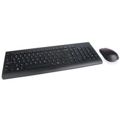 Kit Wireless Lenovo Essential - Tastatura, USB, Black + Mouse Optic, USB, Black