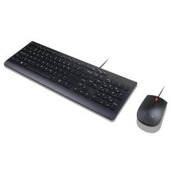 Kit Lenovo Essential - Tastatura, USB, Black + Mouse Optic, USB, Black