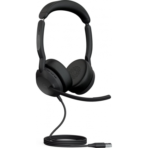 Casti cu microfon Jabra Evolve2 50 Stereo UC, Bluetooth/USB-C/A, Black