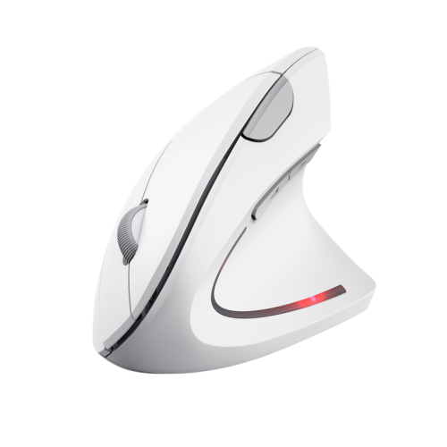  Mouse Optic Trust VERTO ERGO, USB Wireless, White