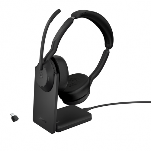 Casti cu microfon Jabra Evolve2 55 Stereo Microsoft Teams, Bluetooth/USB-C, Black