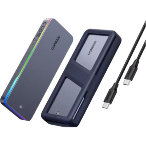 Rack SSD Ugreen CM777, USB-C, SATA3, M.2, Black