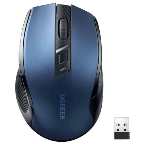 Mouse Optic Ugreen MU006, USB Wireless/Bluetooth, Blue