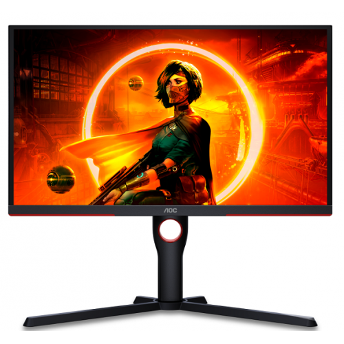 MONITOR AOC 25G3ZM/BK 24.5 inch, Panel Type: VA, Backlight: WLED ,Resolution: 1920x1080, Aspect Ratio: 16:9, Refresh Rate:240Hz, Responsetime GtG: 1 ms, Brightness: 300 cd/m², Contrast (static): 3000:1,Contrast (dynamic): 80M:1, Viewing angle: 178/178, Co