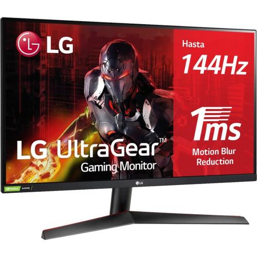 Monitor LED LG UltraGear 27GN800P-B, 27inch, 2560x1440, 1ms, Black-Red