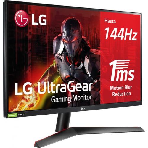 Monitor LED LG UltraGear 27GN800P-B, 27inch, 2560x1440, 1ms, Black-Red