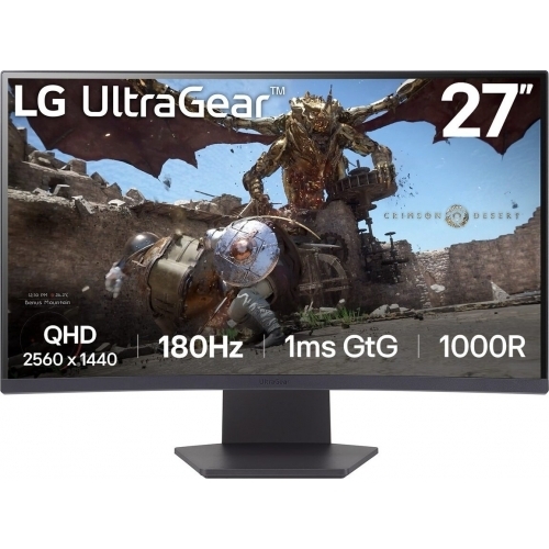 Monitor LED Curbat LG UltraGear 27GS60QX-B, 27inch, 2560x1440, 1ms GTG, Black