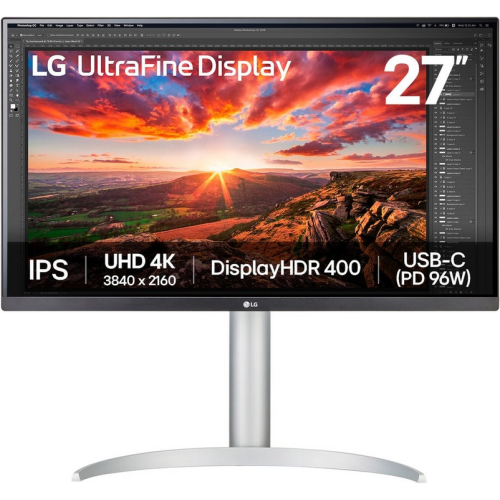 Monitor LED LG 27UP850K-W, 27 inch, 3840x2160, 5 ms GtG, Silver 