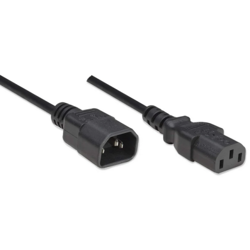 Cablu alimentare Manhattan Power Extension Cable, C13 - C14, 1.8 m, Black