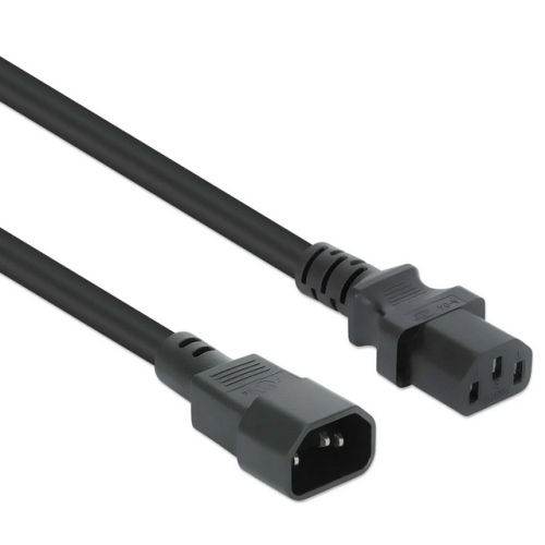 Extensie cablu alimentare Manhattan 301312, C13 - C14, 3 m, Black