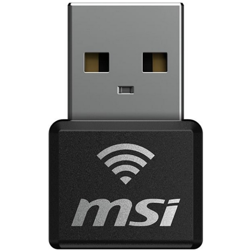 Adaptor Wireless MSI AX1800 Nano WiFi USB Adapter, USB 2.0, Black
