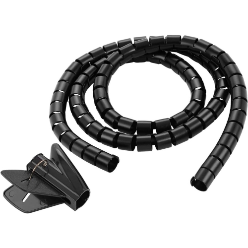 Organizator cabluri Techly 306417, Black