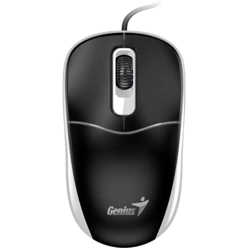 Mouse Optic Genius DX-111, USB-A, Black-Gray