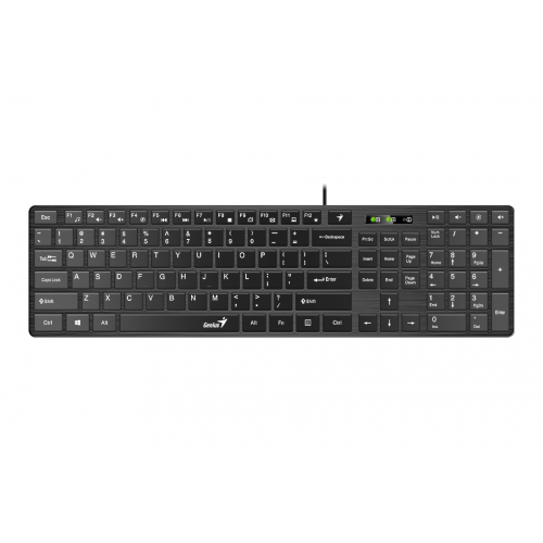 Tastatura Genius SlimStar 126, USB, Black