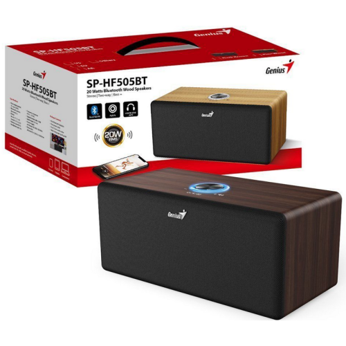 Boxa 2.0 Genius SP-HF505BT, Dark Wood