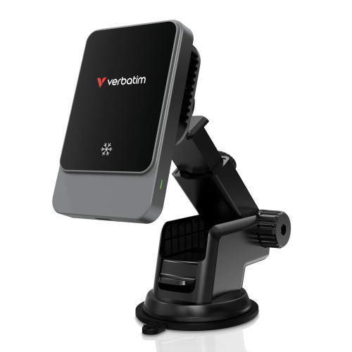 Incarcator auto wireless Verbatim 31862, USB-C, 12V, 2.5A, 15W, Black