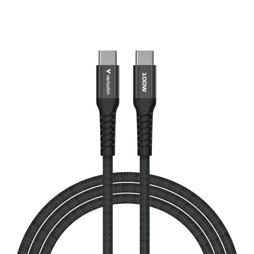 Cablu de date Verbatim 31863, USB-C - USB-C, 1.20 m, Black