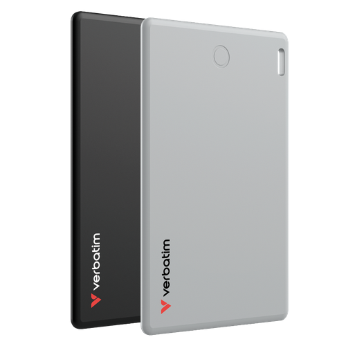 Tag Verbatim My Finder Card 32140, Black-Silver, 2 bucati