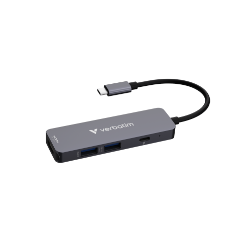 Docking Station Verbatim 32155, Gray