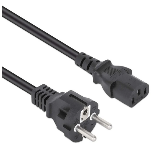 Cablu alimentare Manhattan 328616, C13 - CEE 7/7, 3 m, Black