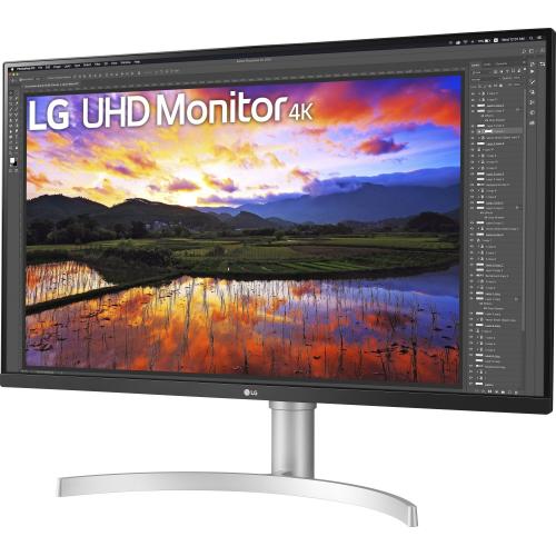 Monitor LED LG 32UN650P-W, 31.5inch, 3840x2160, 5ms, White-Silver