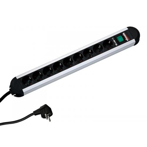 PDU Bachmann 330.071, 9x Schuko, Black