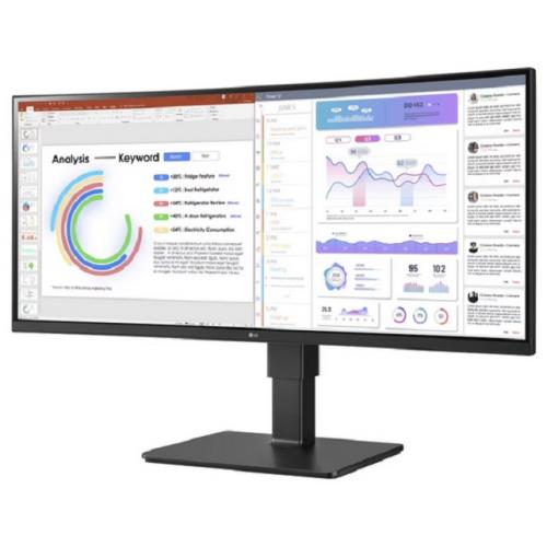 Monitor LED Curbat LG 34BQ77QB-B, 34inch, 3440x1440, 5ms GTG, Black