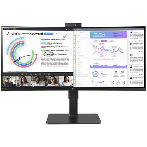 Monitor LED Curbat LG 34BQ77QC-B, 34inch, 3440x1440, 5ms GTG, Black