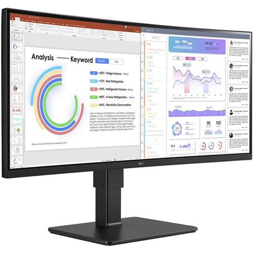 Monitor LED Curbat LG 34BQ77QC-B, 34inch, 3440x1440, 5ms GTG, Black