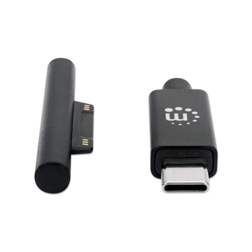 Cablu Manhattan 353632 pentru Surface Book/Pro/Go, USB-C male - Surface Connect, 1.8 m, Black