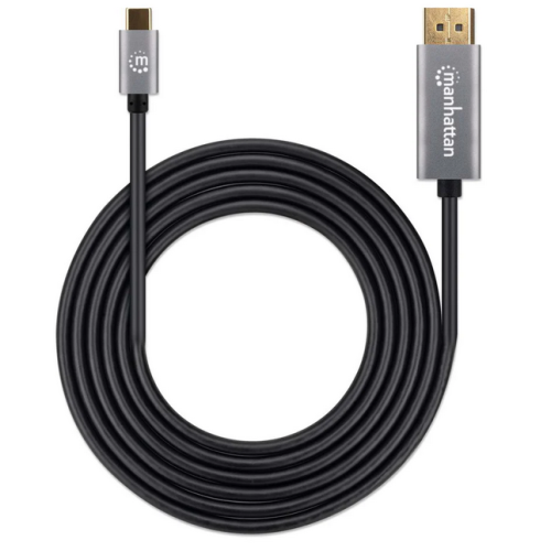 Cablu Manhattan 354844, USB-C male - DisplayPort male, 2 m, Black