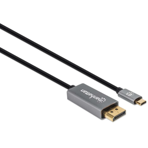 Cablu Manhattan 354844, USB-C male - DisplayPort male, 2 m, Black