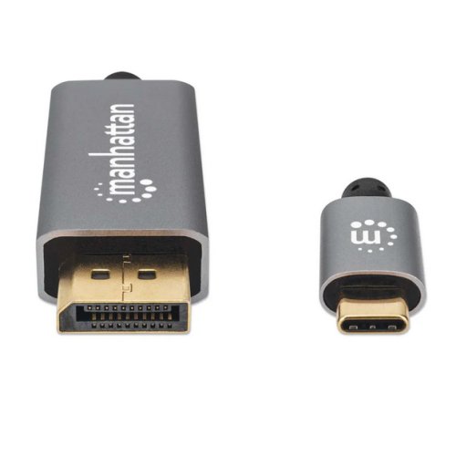 Cablu Manhattan 354844, USB-C male - DisplayPort male, 2 m, Black