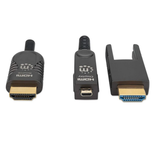 Cablu Manhattan 355513, HDMI male - micro HDMI male, 20 m, Black