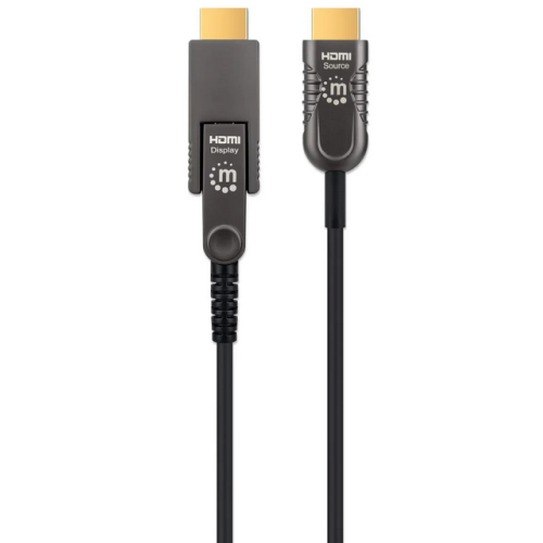 Cablu Mnahattan 355520, HDMI male - HDMI male, 30 m, Black