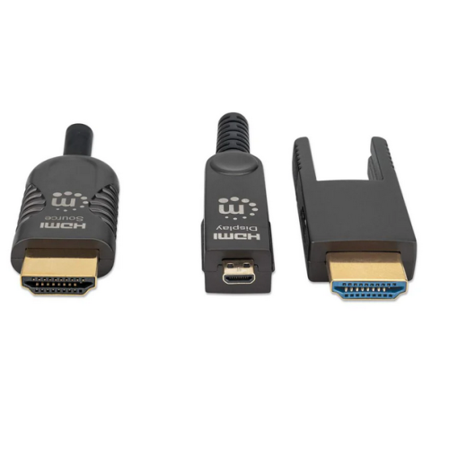 Cablu Manhattan 355537, HDMI male - HDMI male, 50 m, Black