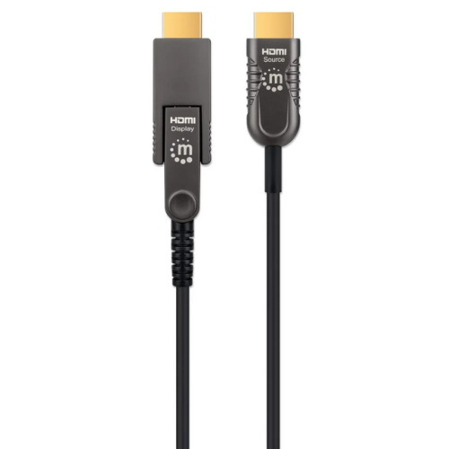 Cablu Manhattan 355537, HDMI male - HDMI male, 50 m, Black